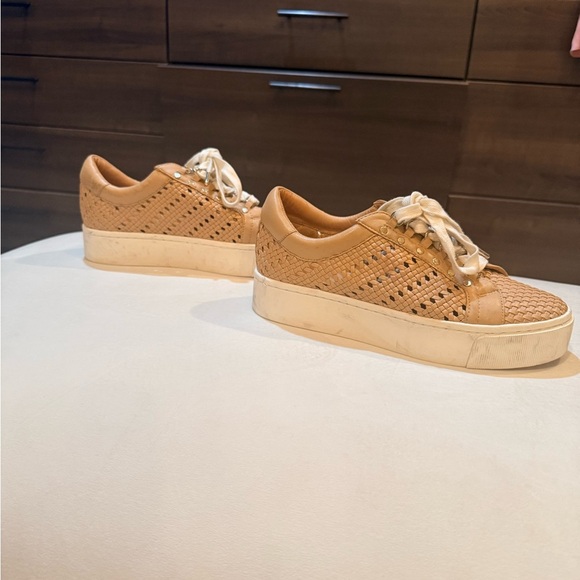 Joie Handan Woven Leather Platform Sneakers - Picture 5 of 8